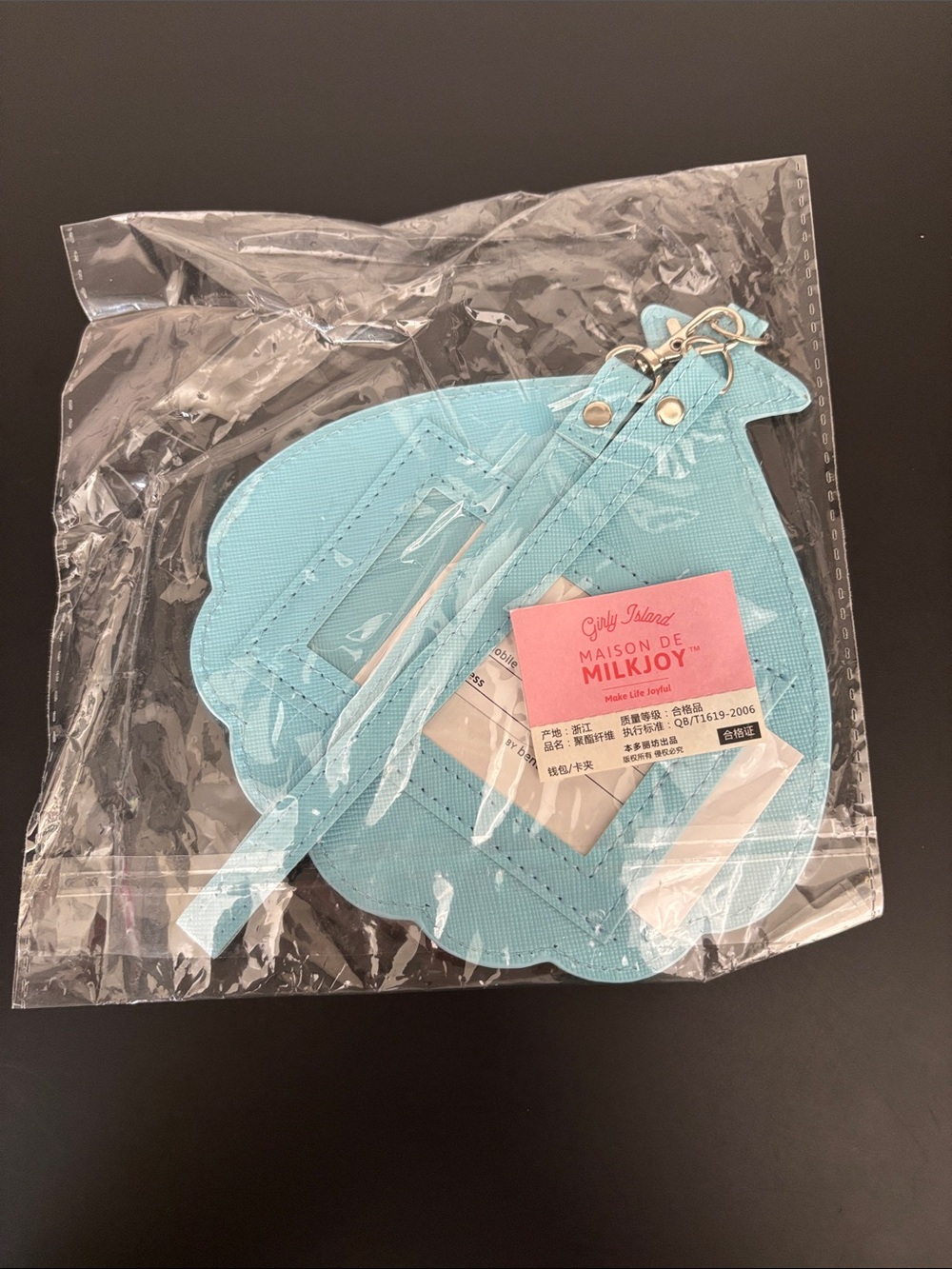 Milkjoy Iridescent Seashell Luggage Tag NWT - Picture 4 of 5